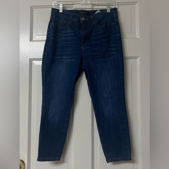 Banana Republic Deep Blue Ankle Jeans 10 Petite - Picture 1 of 3
